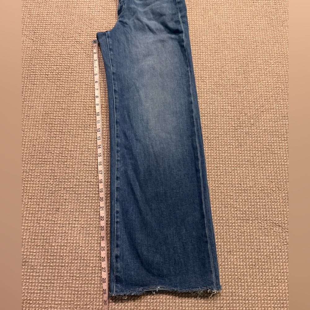 Paige Anessa Wide Leg Jean in Flamenco Distressed 30 - Picture 6 of 12